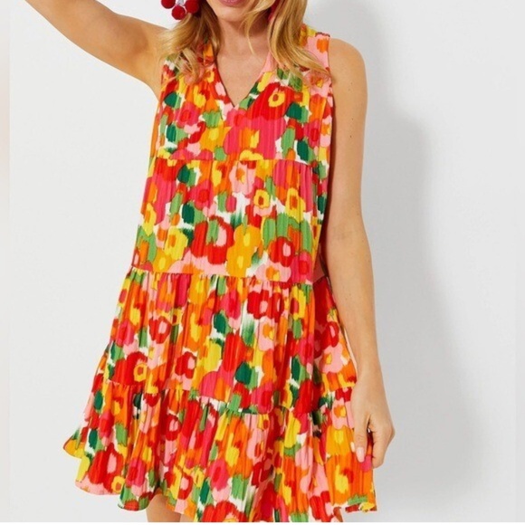 Pomander Place Tuckernuck Mini Dress Magnolia Watercolor Kenzo Mini Dress Small - Picture 13 of 13